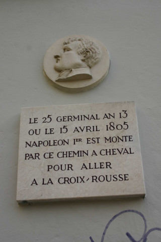 Plaque commémorative.