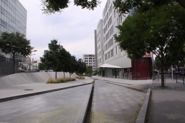 Nord de l'avenue Thiers vers la rue Jean-Broquin.