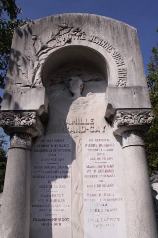 Tombe de la famille Burband-Gay.