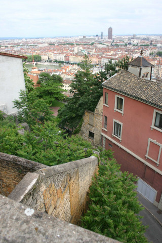 Vue prise depuis l'hôpital de l'Antiquaille.