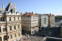 Palais de la Bourse, vue prise depuis le sommet du magasin Monoprix Cordeliers.