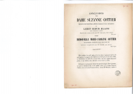 Conclusions pour dame Suzanne Cottier, épouse du sieur Benoit Blanc [...] contre demoiselle Marie-Caroline Cottier [...], intimée [...]