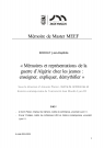 Mémoires et représentations de la guerre d'Algérie chez les jeunes